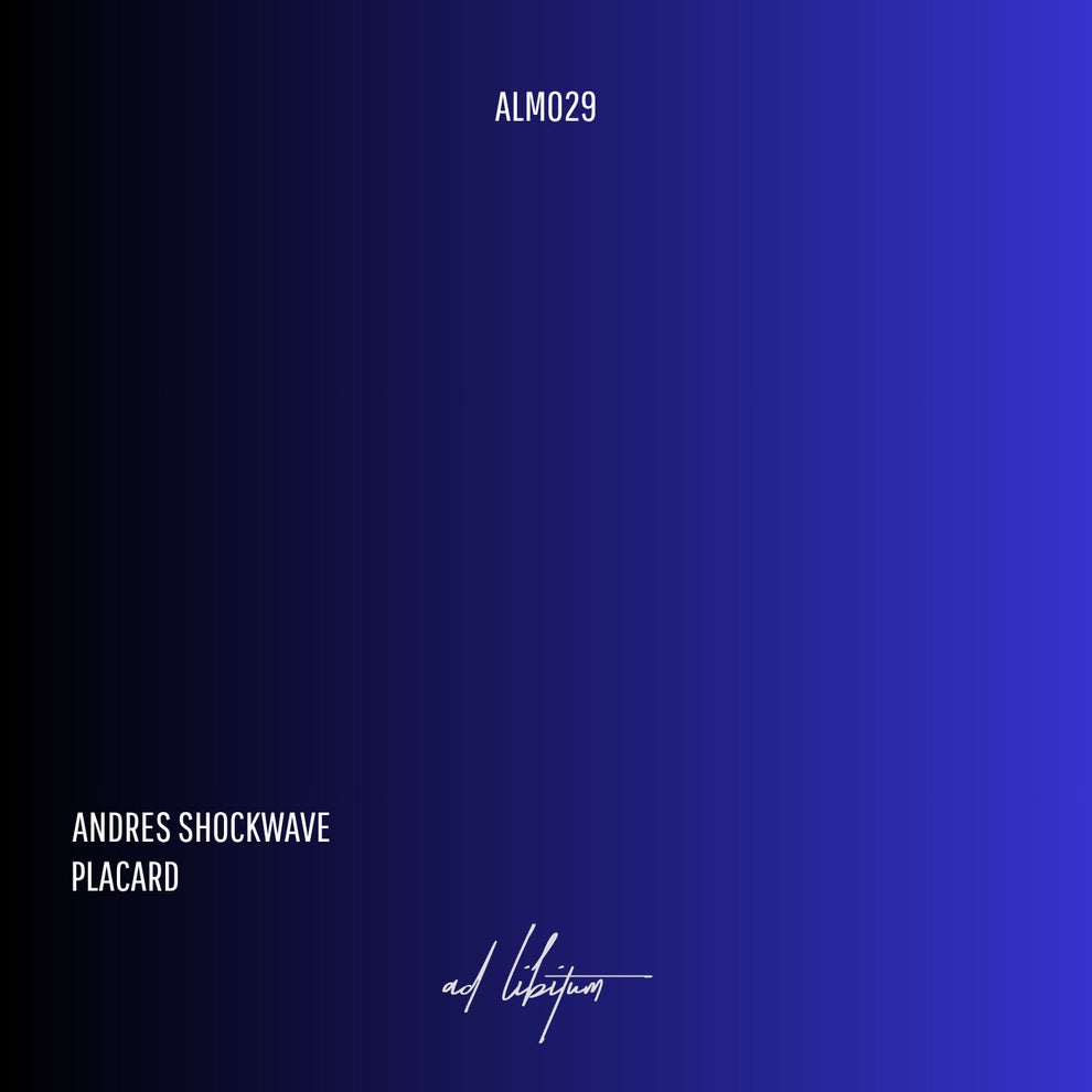 Andres Shockwave - Placard