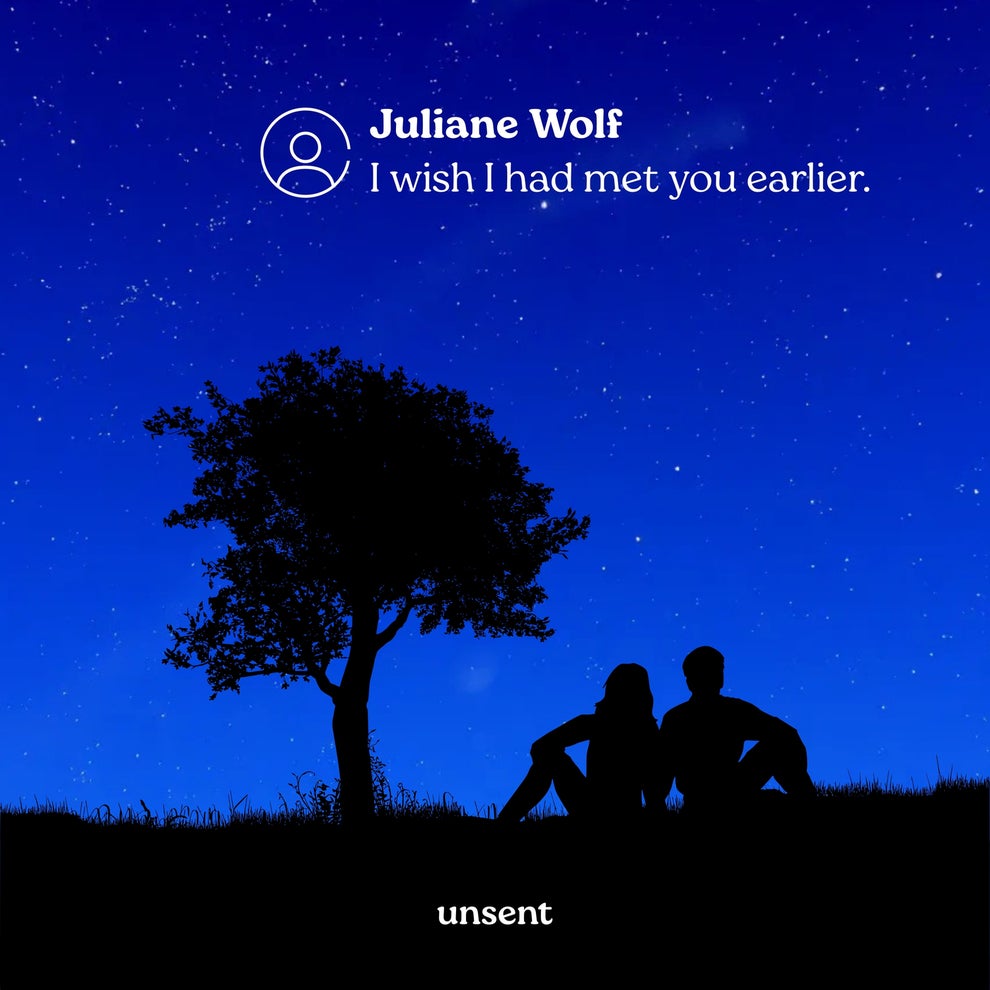 Juliane Wolf - I Wish I Had Met You Earlier