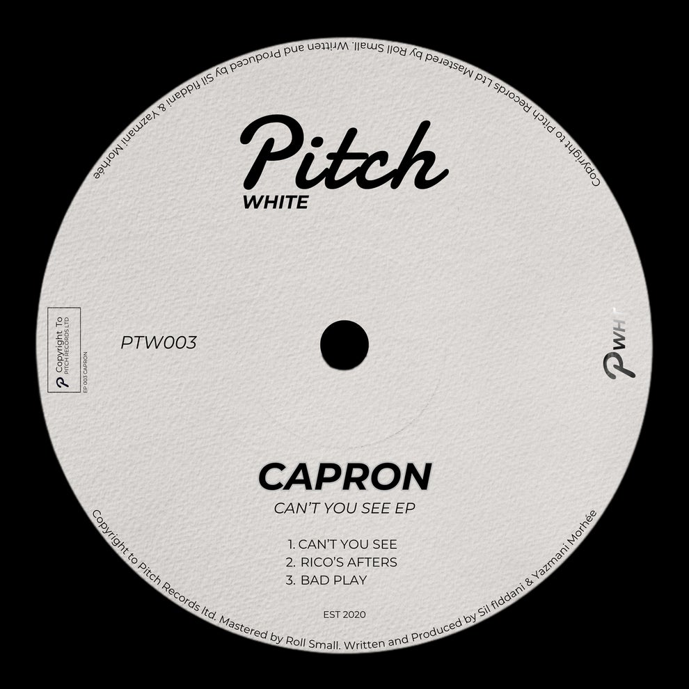 Capron (NL) - Cant You See EP