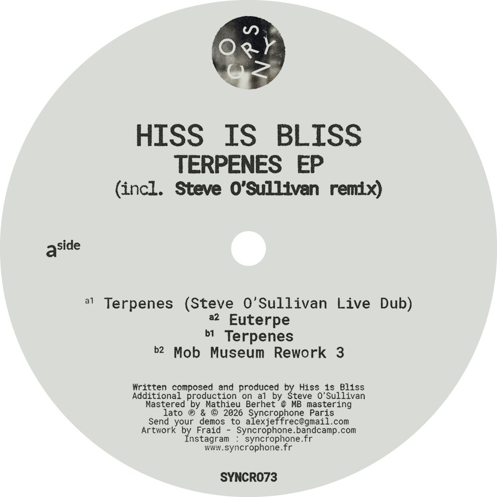 Hiss Is Bliss - Terpenes EP