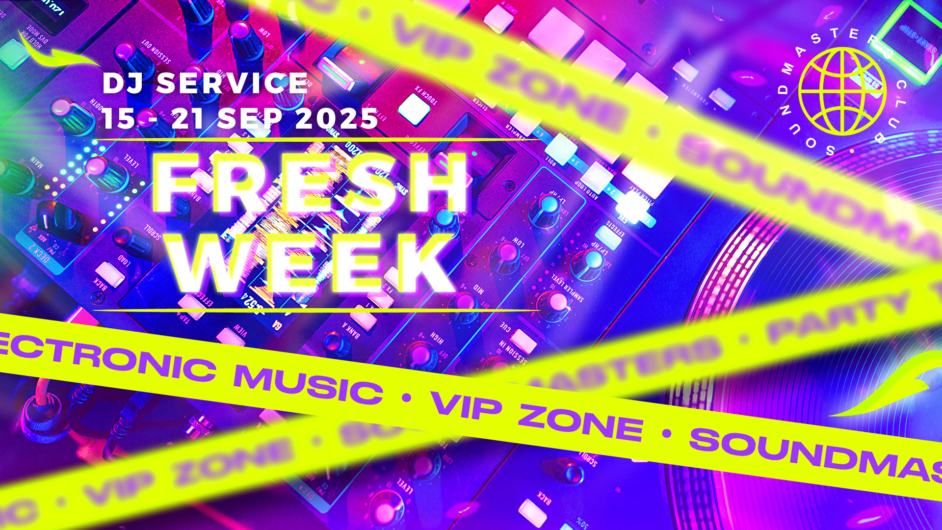 Fresh Week DJ Service 15 - 21 September 2025