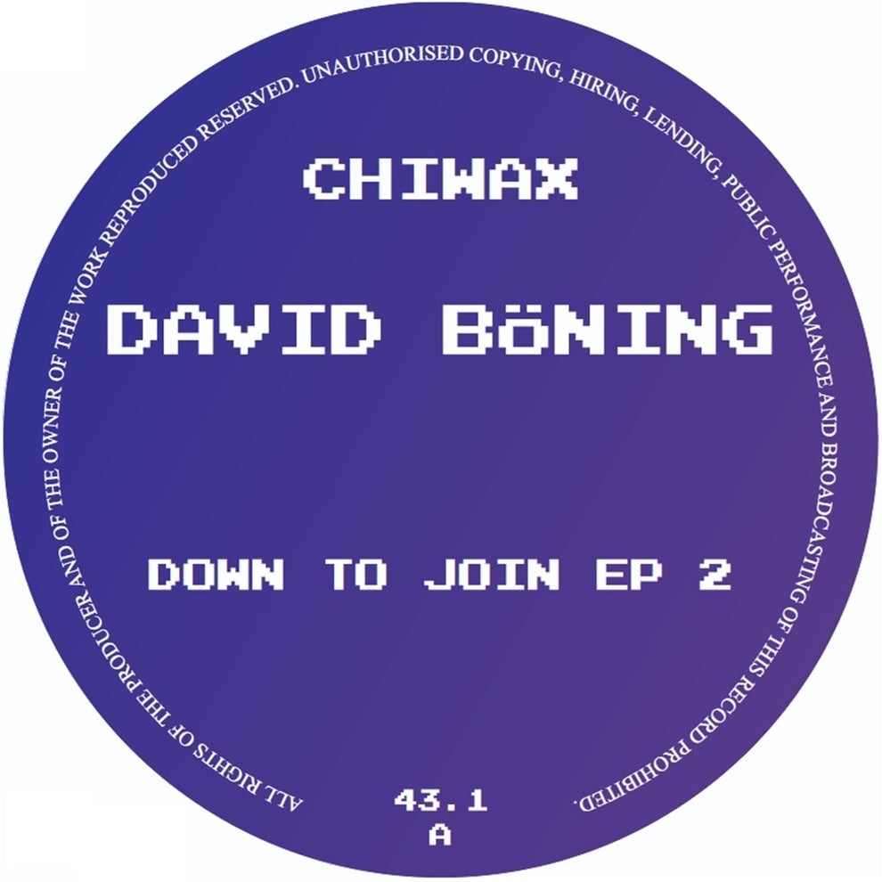 David Boning - Down To Join EP