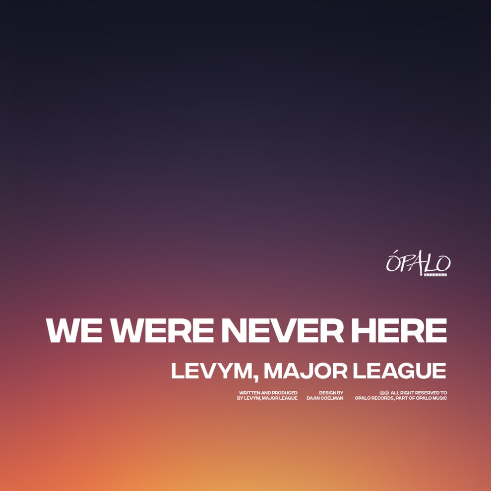 LevyM Major League DJz - We Were Never Here
